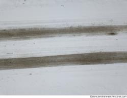 Photo Textures of Road Snowy